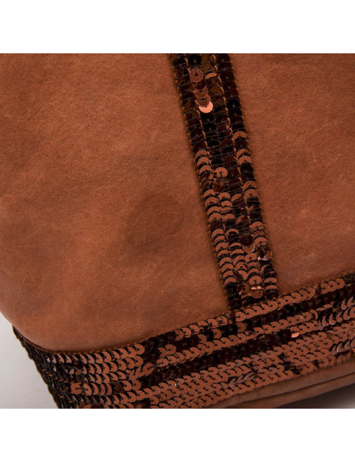 Cabas VANESSA BRUNO en cuir de vachette 