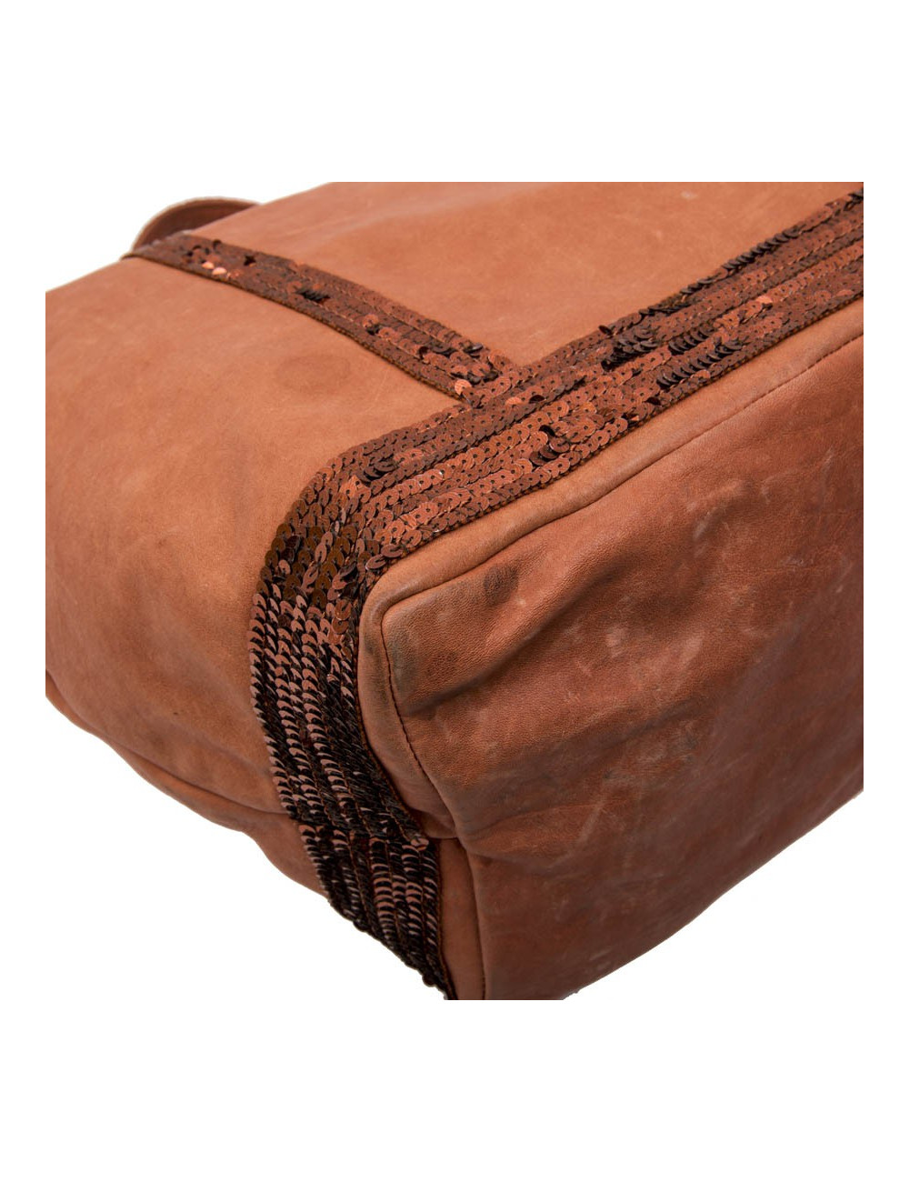 Cabas VANESSA BRUNO en cuir de vachette 