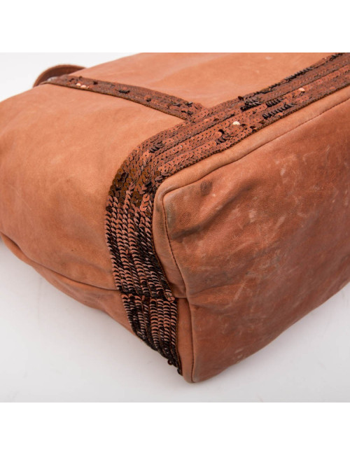 Cabas VANESSA BRUNO en cuir de vachette 