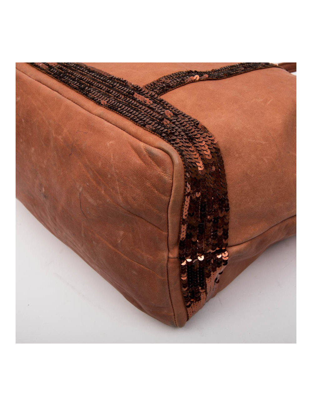 Cabas VANESSA BRUNO en cuir de vachette 