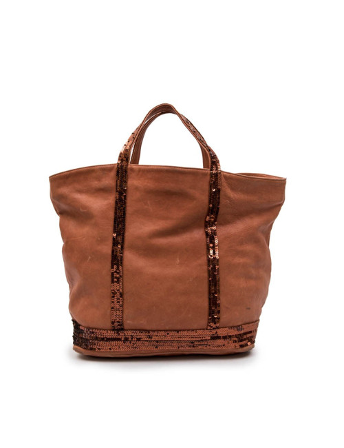 Cabas VANESSA BRUNO en cuir de vachette 