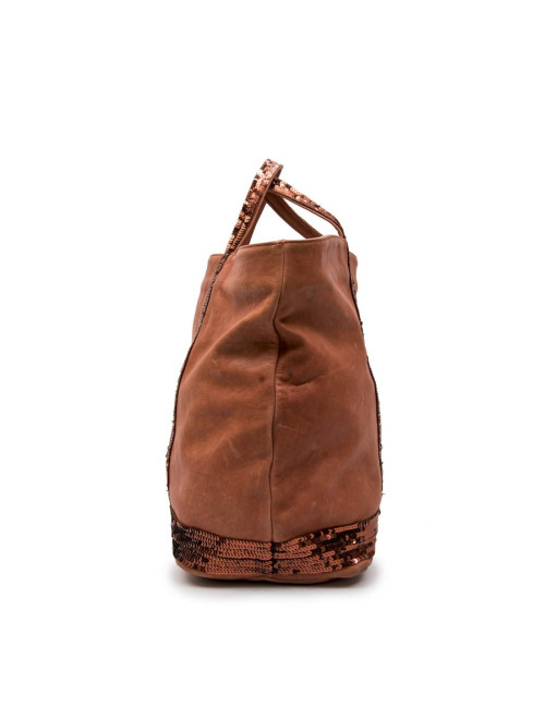 Cabas VANESSA BRUNO en cuir de vachette 