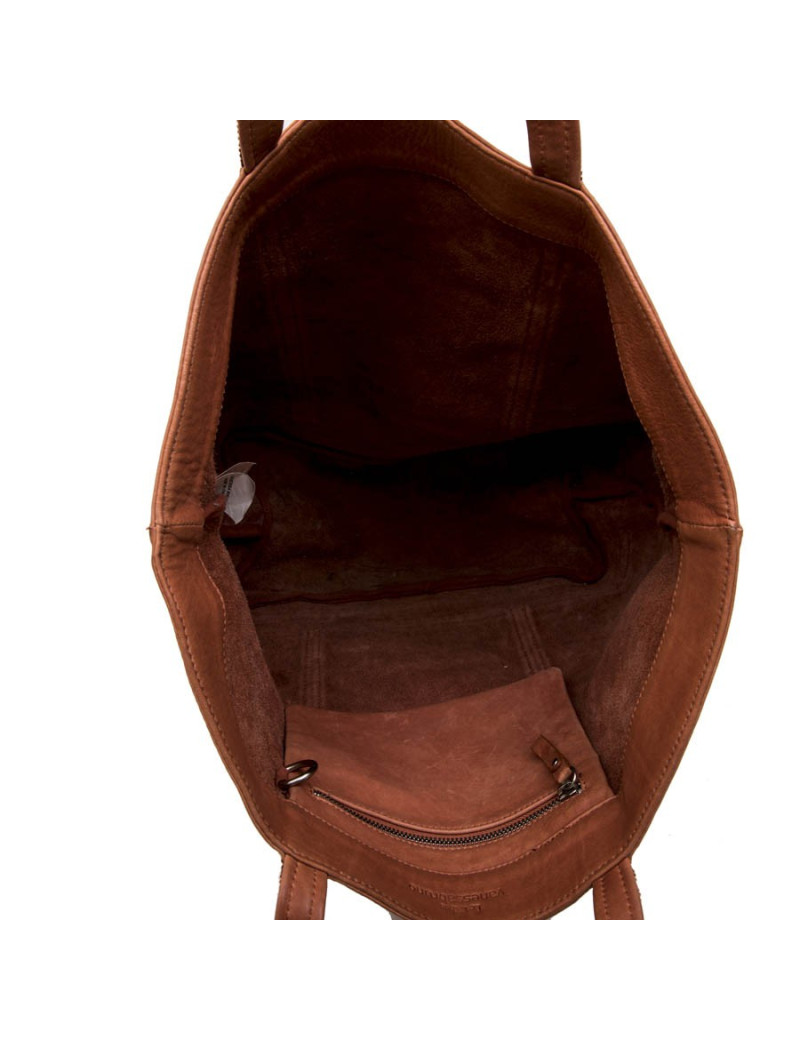 Cabas VANESSA BRUNO en cuir de vachette 