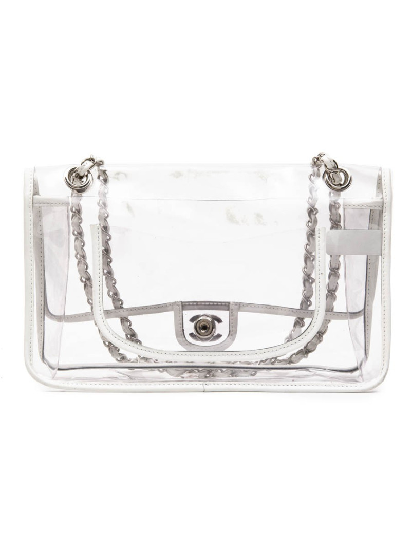 Sac timeless CHANEL transparent