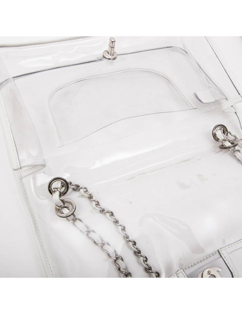 Sac timeless CHANEL transparent
