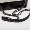 CHANEL Hobo Gabrielle bag in black and white leather