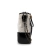 CHANEL Hobo Gabrielle bag in black and white leather