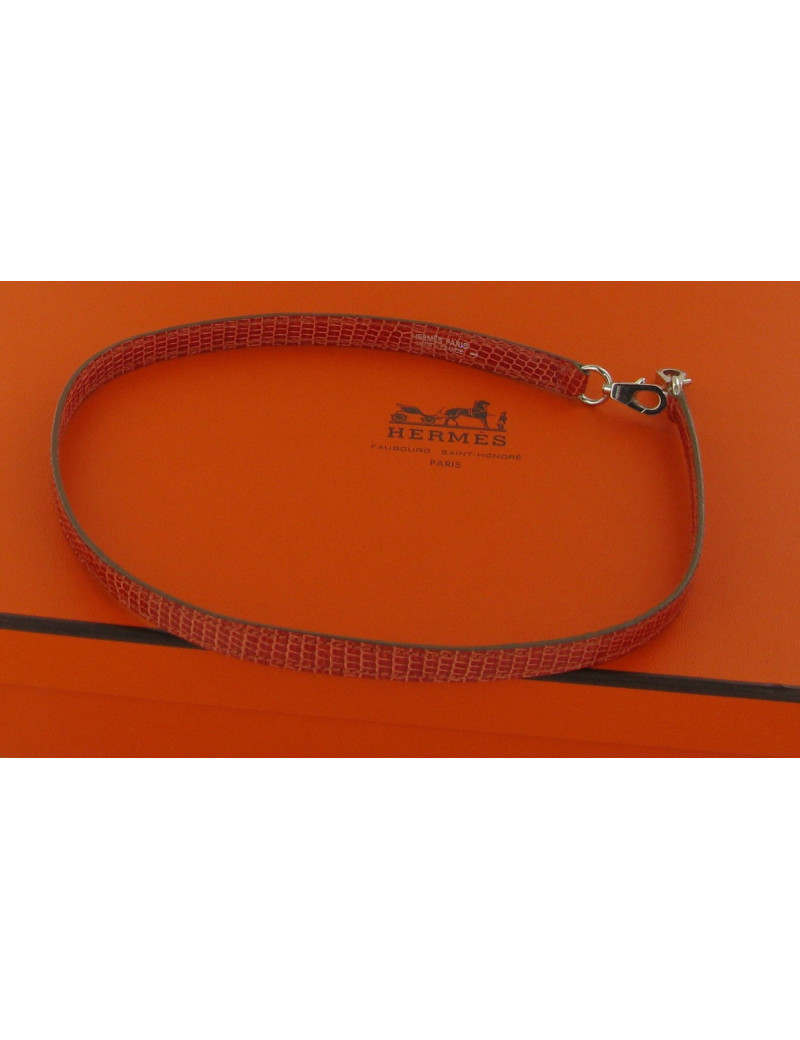 Tiny kelly HERMÈS en lezard niloticus sanguine