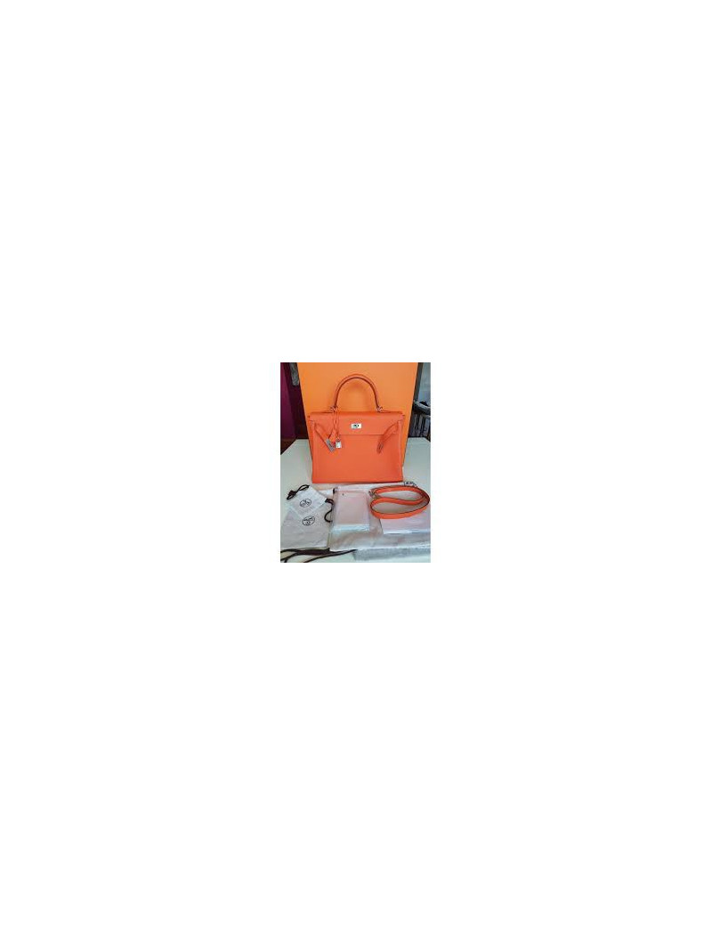 sac Kelly 32 HERMES orange togo