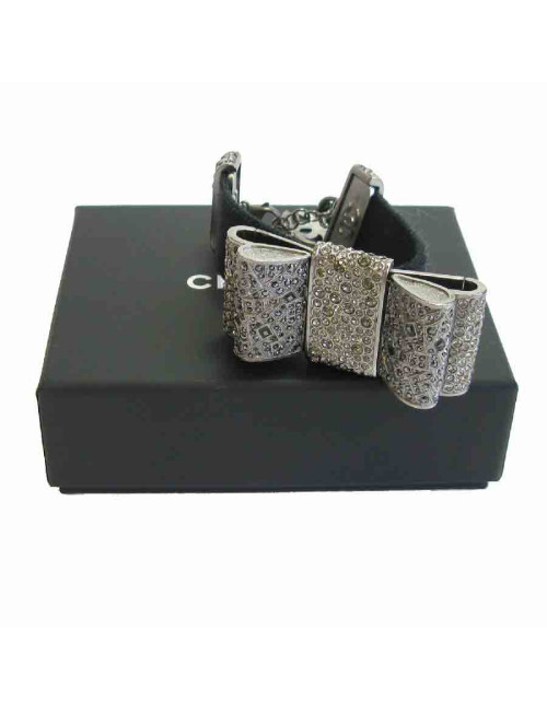 Bracelet CHANEL ruban strass