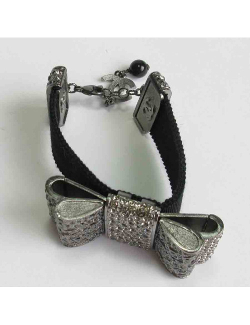 Bracelet CHANEL ruban strass