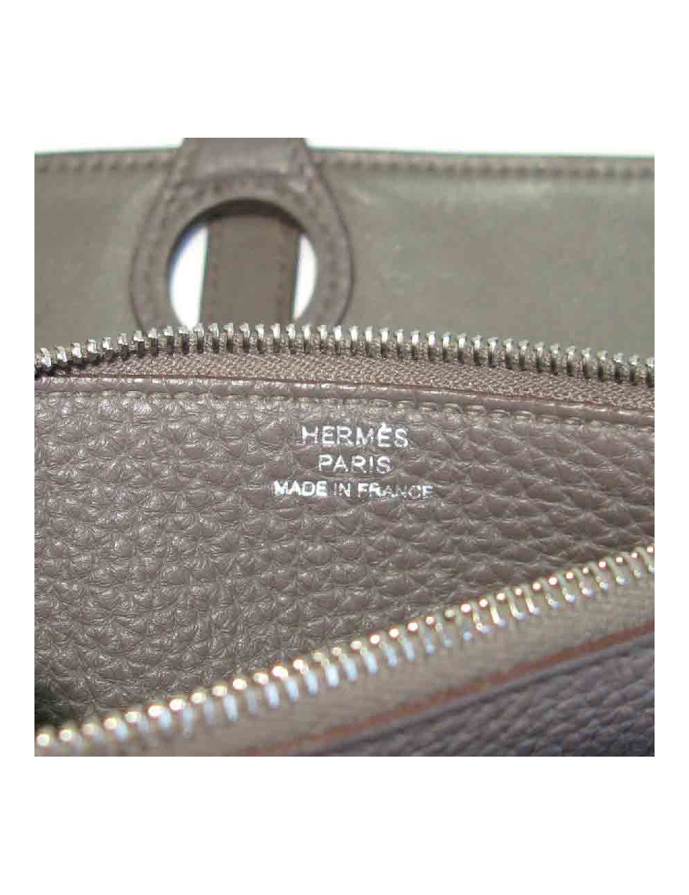 Portefeuille et pochette Bearn HERMES cuir togo