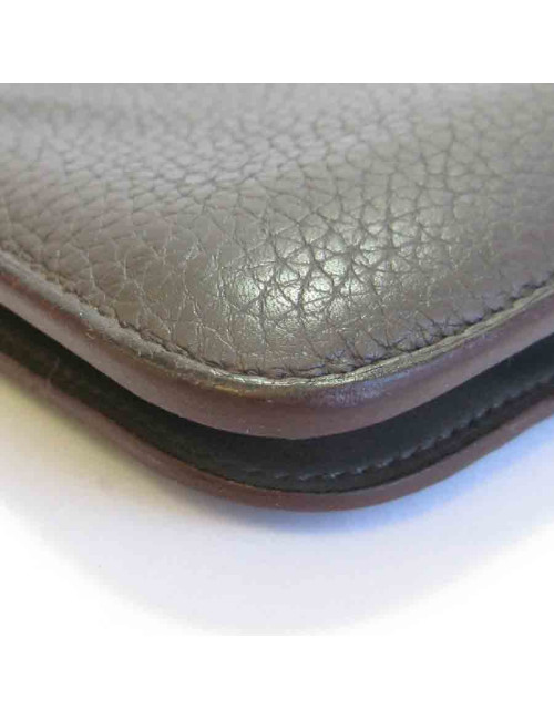 Portefeuille et pochette Bearn HERMES cuir togo
