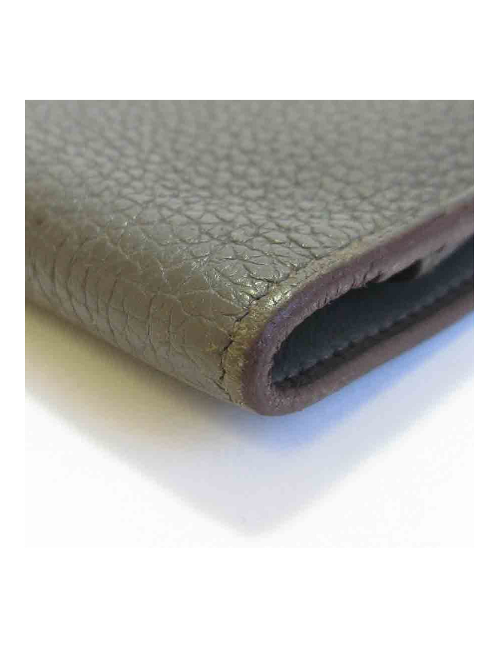 Portefeuille et pochette HERMES Dogon Duo en cuir togo étoupe