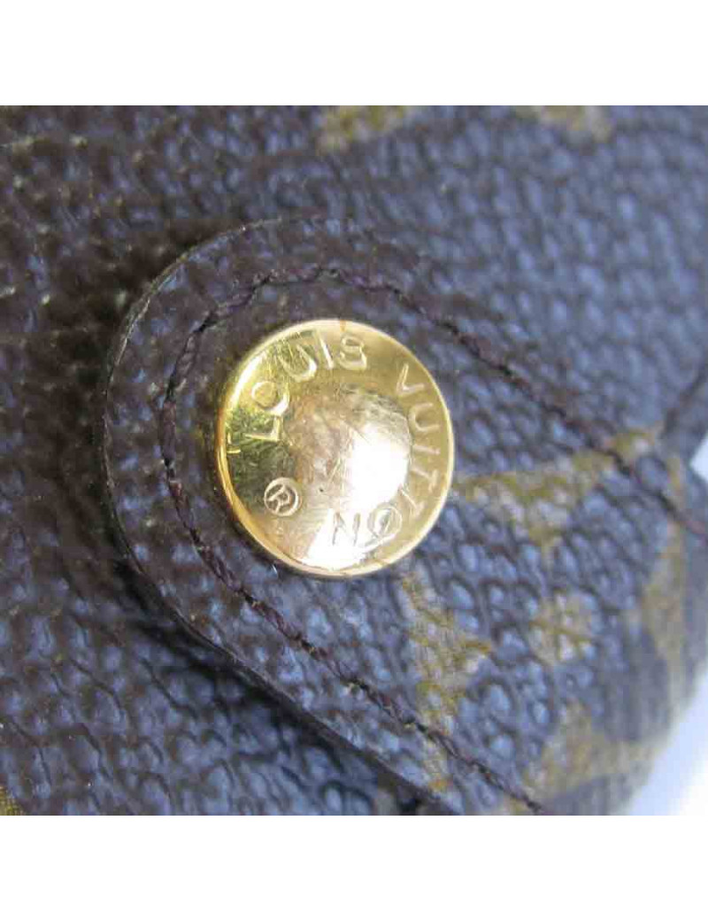 Couverture bloc note LOUIS VUITTON en toile monogram marron