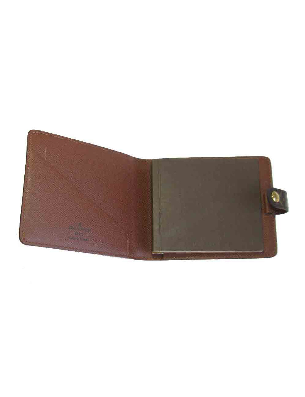 LOUIS VUITTON Notepad cover in brown monogram canvas