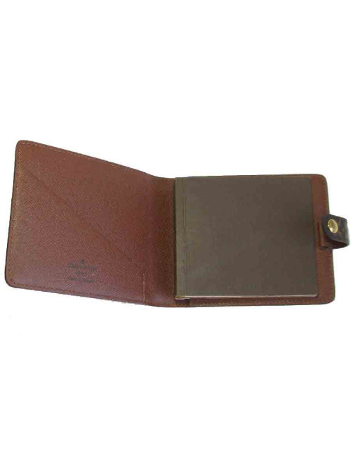 LOUIS VUITTON Notepad cover in brown monogram canvas