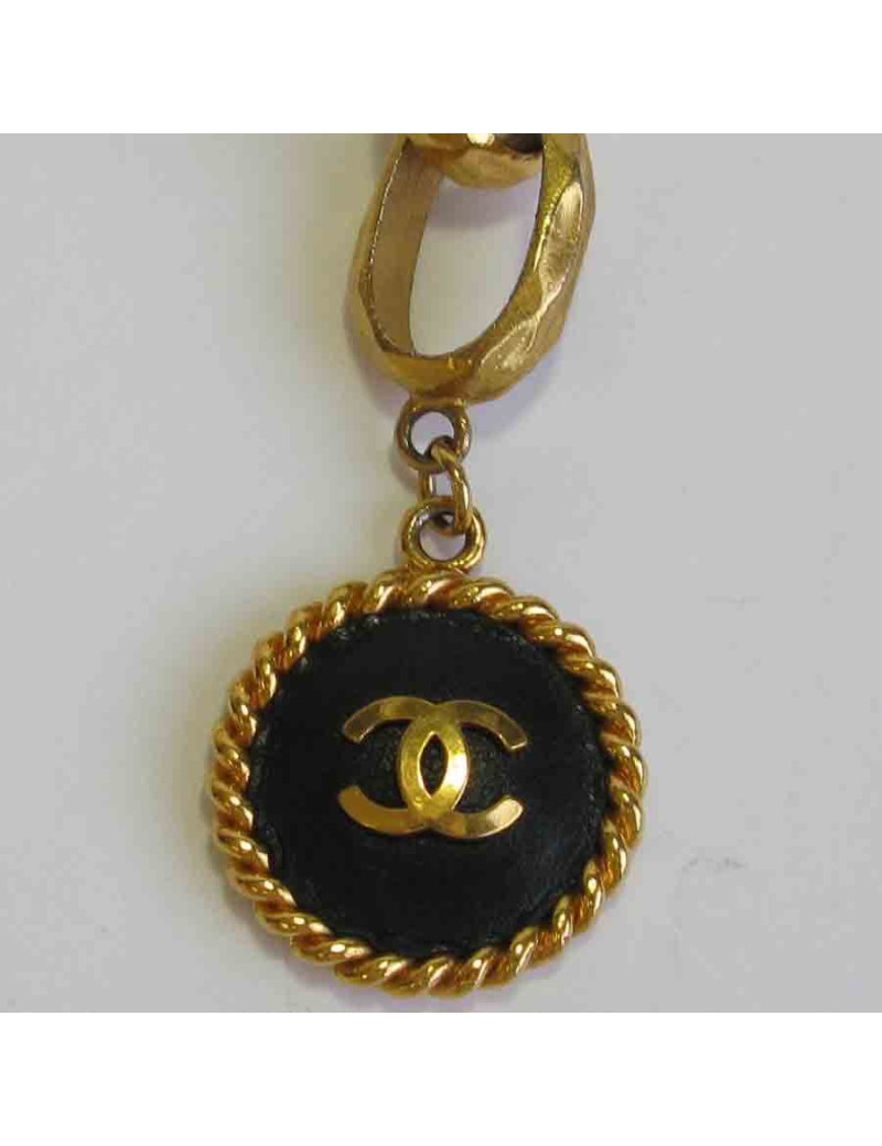 Ceinture CHANEL vintage grosse chaine dorée 