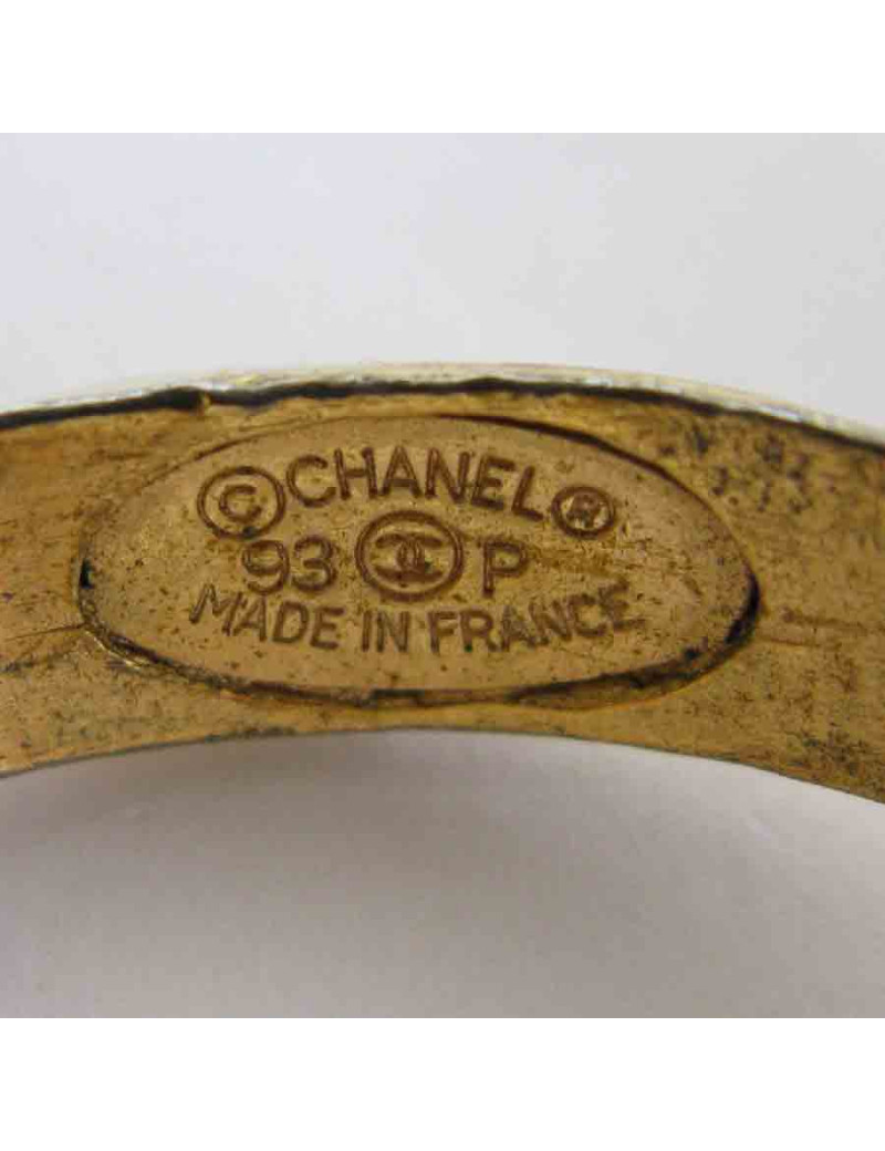 Ceinture CHANEL vintage grosse chaine dorée 
