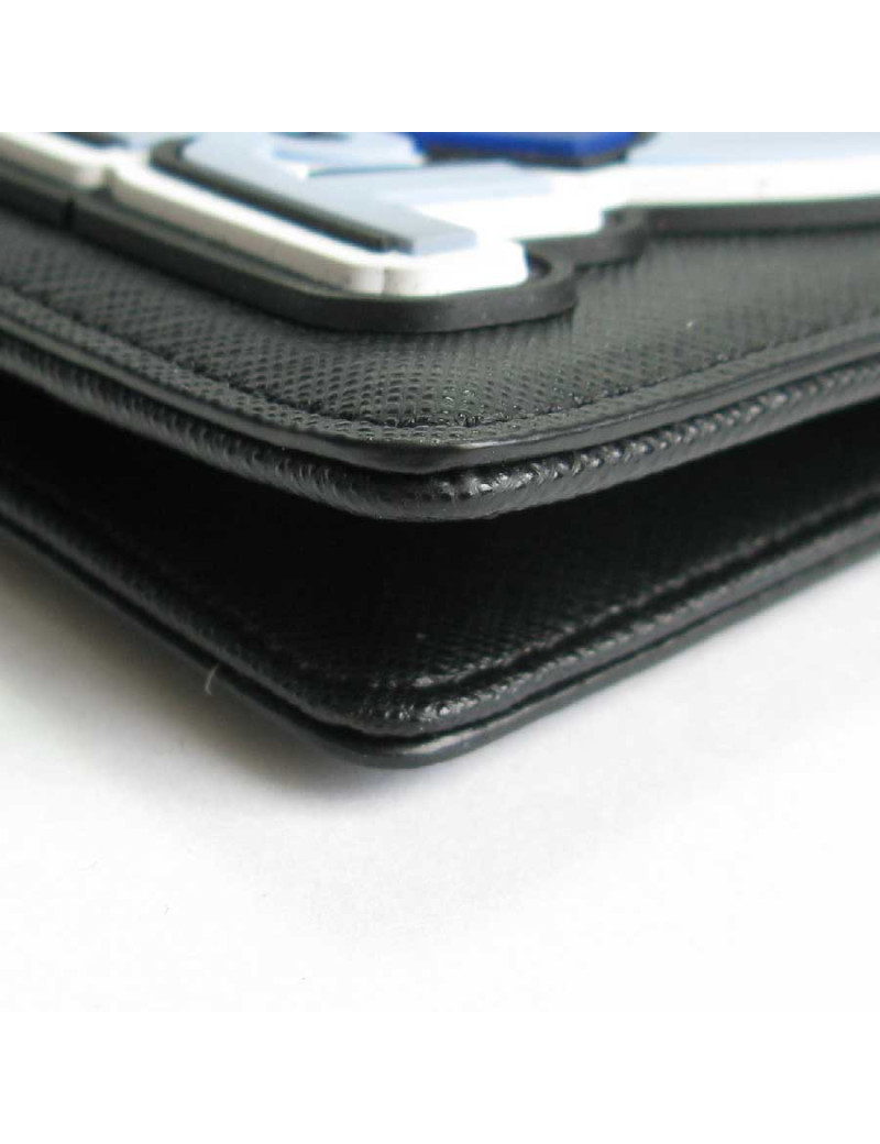 Etui pour passeport KARL LAGERFELD en pvc noir