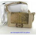 Bag Boy CHANEL 'piece of exception' in python