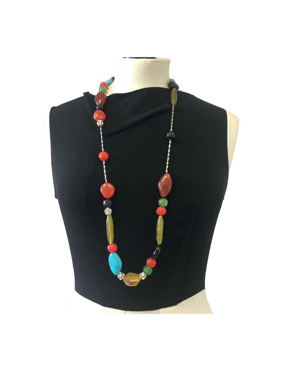 Sautoir CHRISTIAN LACROIX multicolore