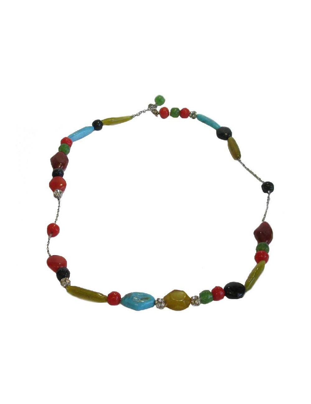 Sautoir CHRISTIAN LACROIX fantaisie résine  multicolore