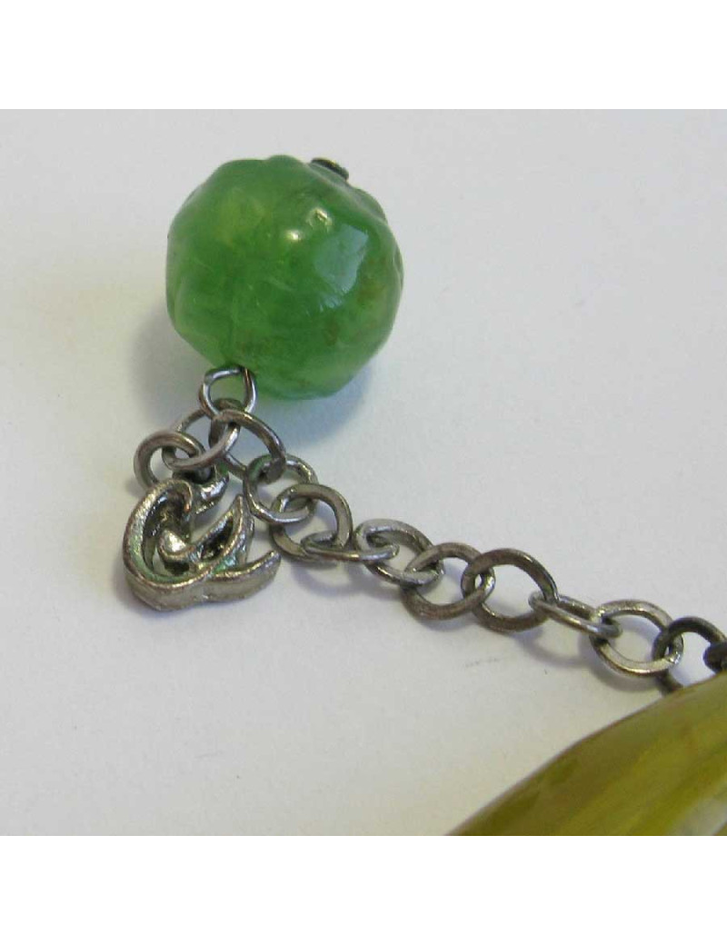 Sautoir CHRISTIAN LACROIX en pierres fantaisies plastiques multicolore