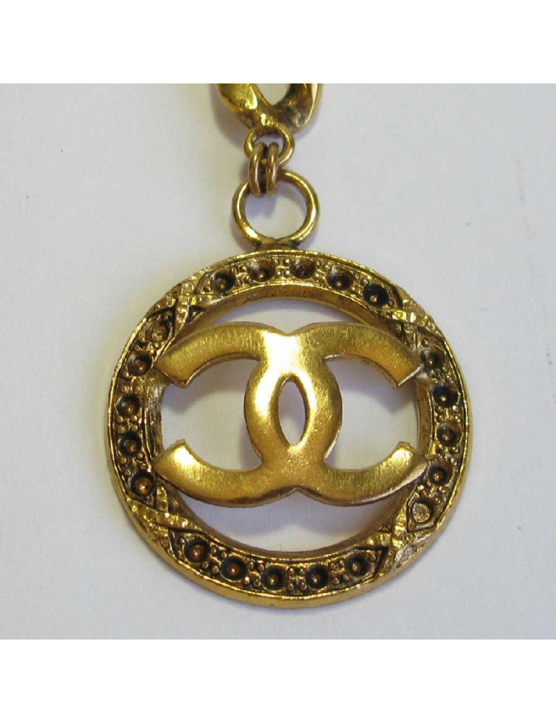 Ceinture CHANEL vintage en chaîne dorée