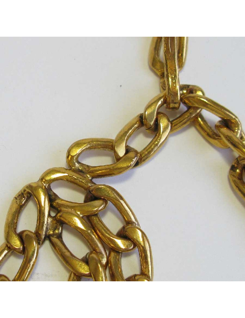 Ceinture CHANEL vintage en chaîne dorée