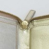 CHRISTIAN DIOR wallet in gold monogram leather