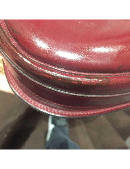 HERMES Vintage bag red H