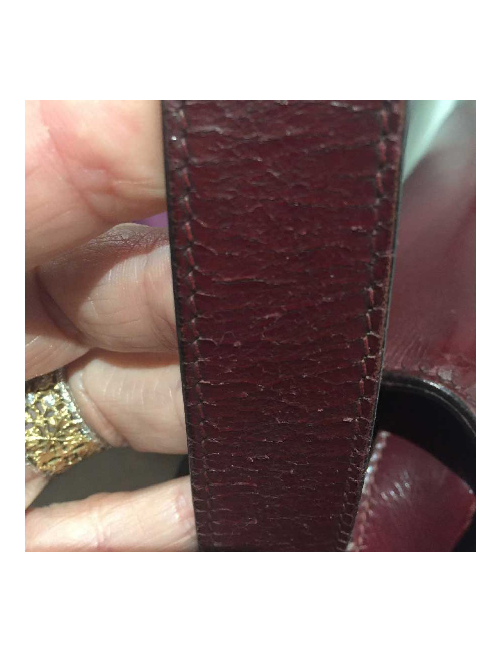 Sac HERMES Vintage rouge H