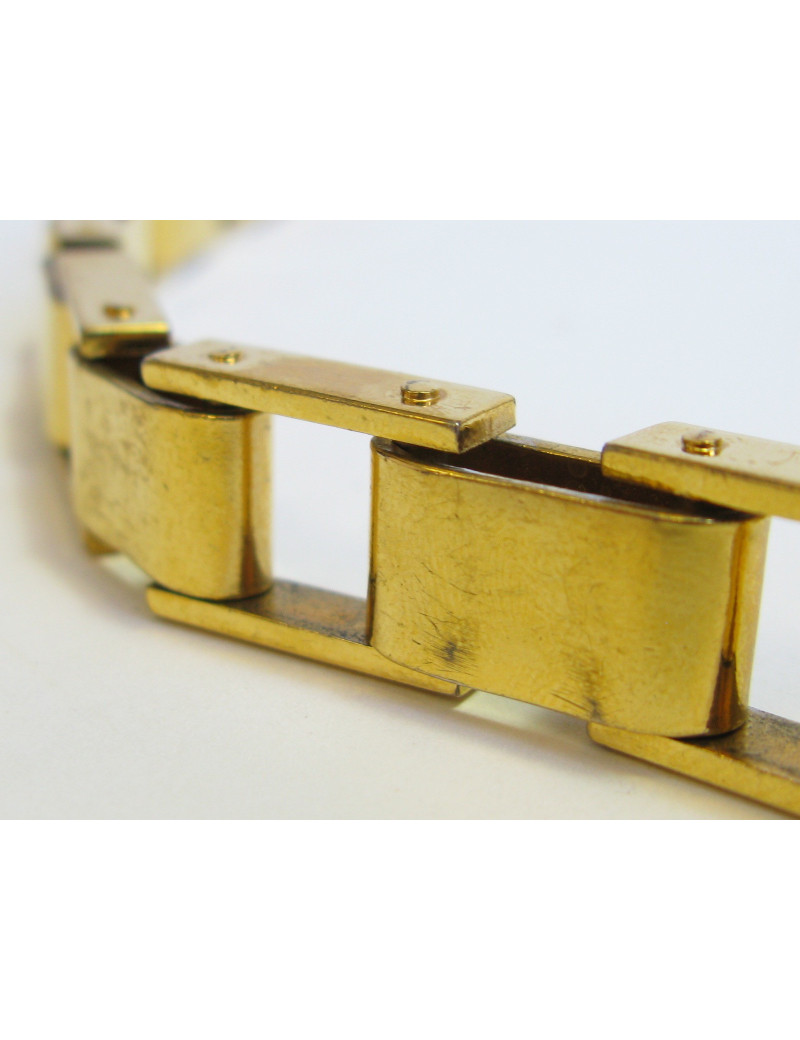 CHANEL vintage articulated belt in gilded metal