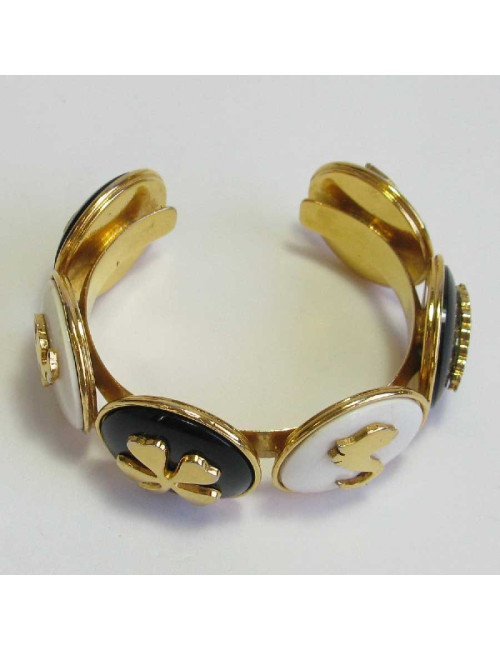 Bracelet CHANEL Vintage en métal doré