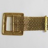 CHANEL 9 chains belt in gilt metal
