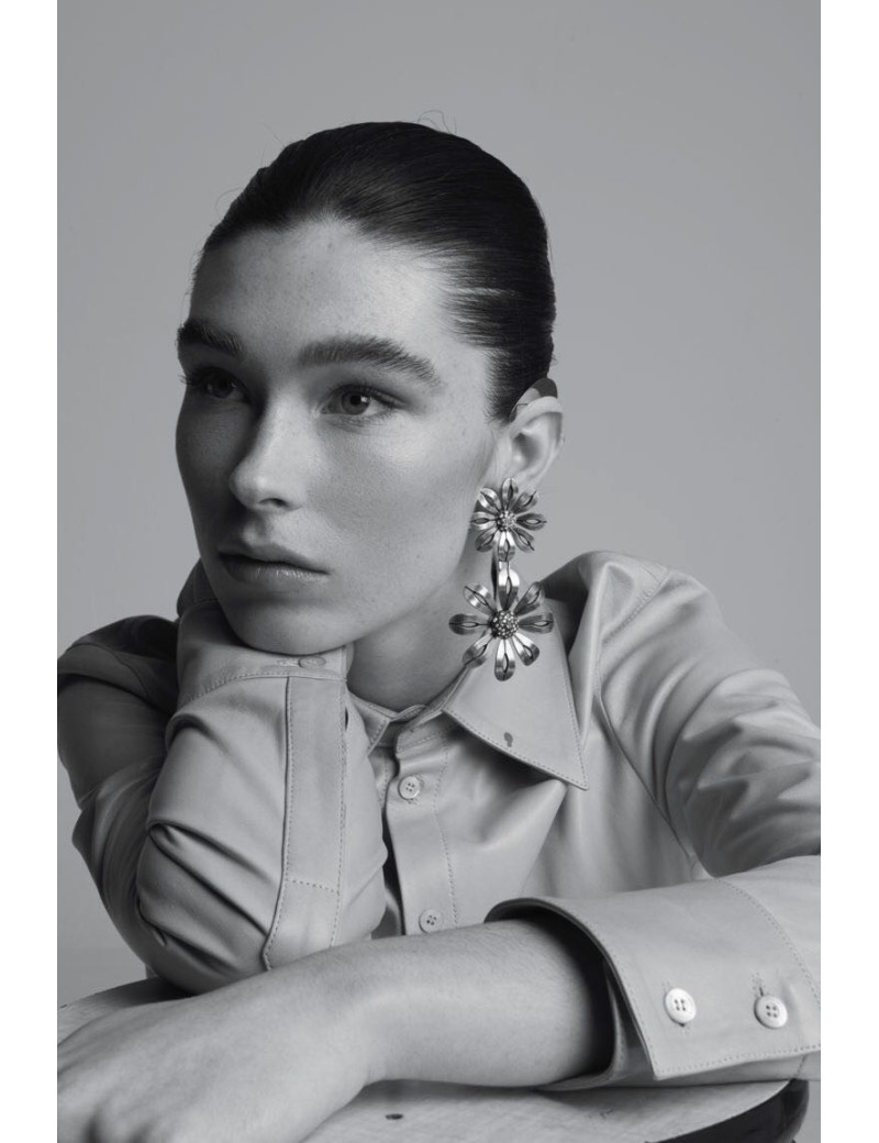 Boucles d'oreilles clous LANVIN pendants