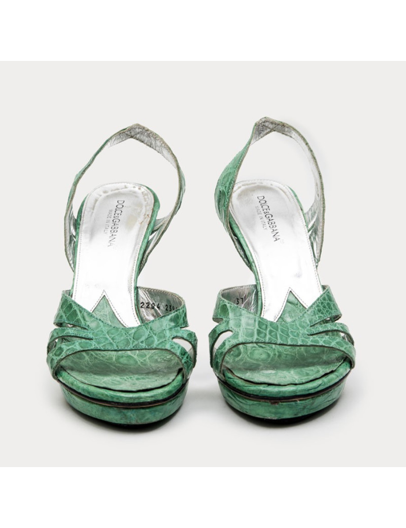 Sandales hautes T 37 DOLCE & GABBANA