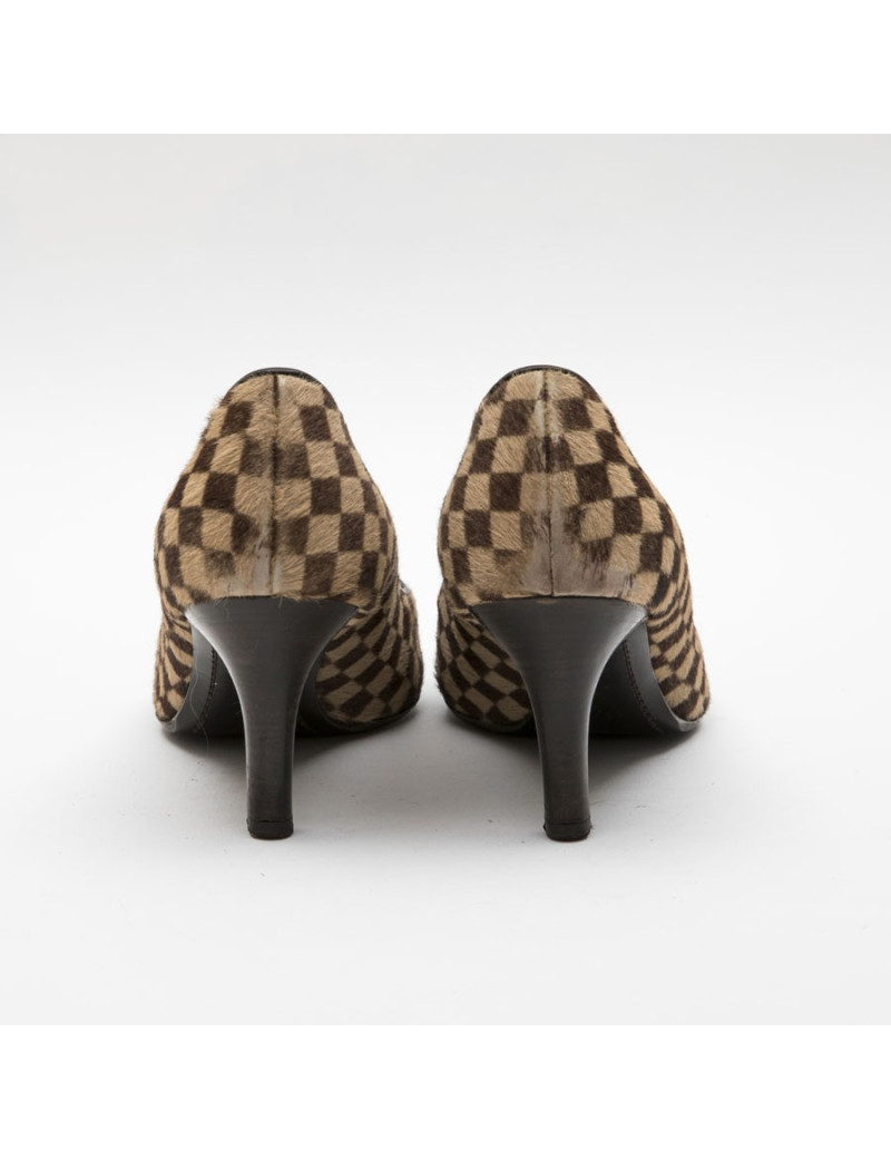 Escarpins T 39 LOUIS VUITTON Bi matière