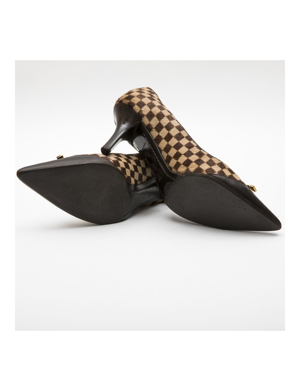 Escarpins T 39 LOUIS VUITTON Bi matière