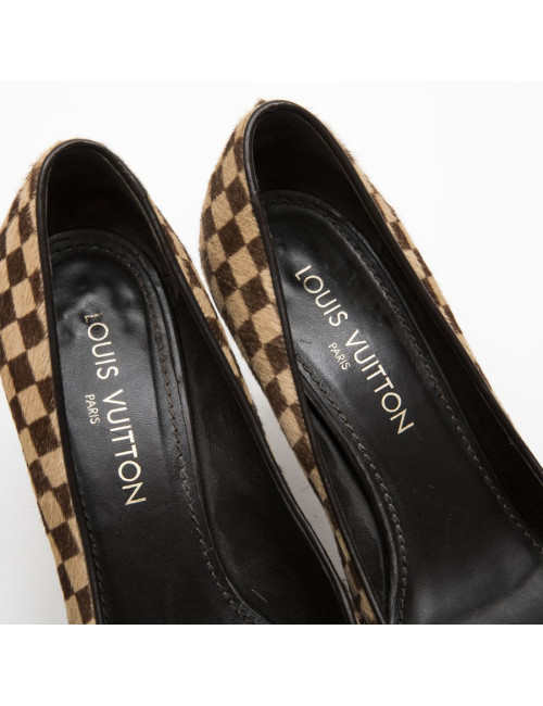 Escarpins T 39 LOUIS VUITTON Bi matière