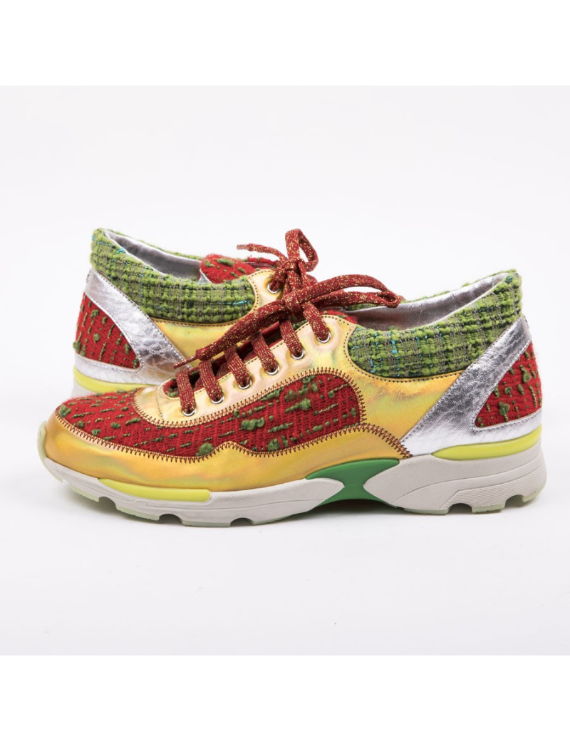 Baskets t 39 CHANEL multicolores