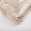 COURREGES bag in golden smooth lambskin leather