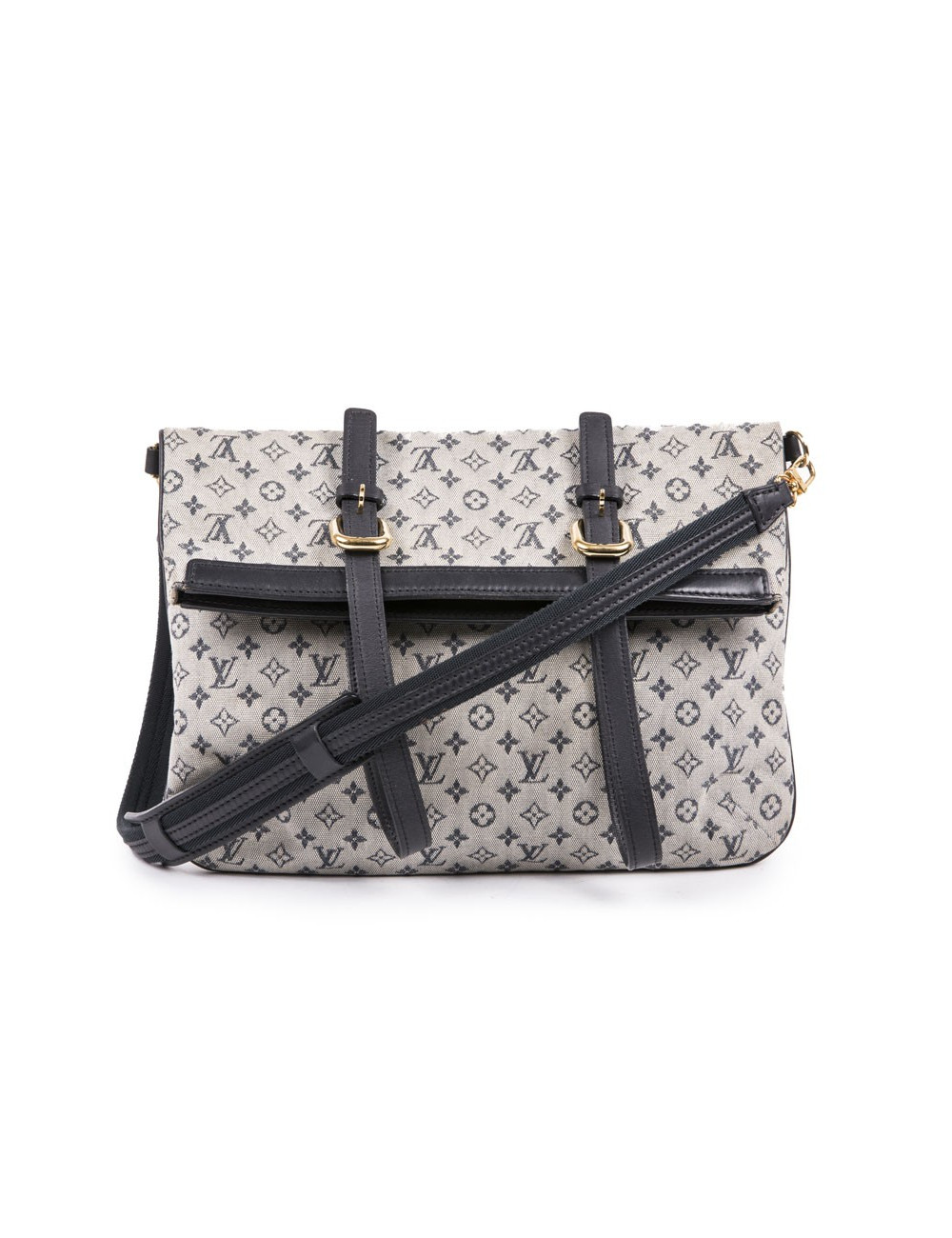 Sac LOUIS VUITTON toile monogram gris et bleu 