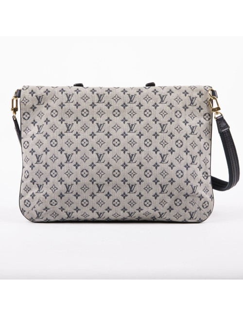 Sac LOUIS VUITTON toile monogram gris et bleu 