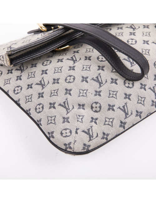 Sac LOUIS VUITTON toile monogram gris et bleu 