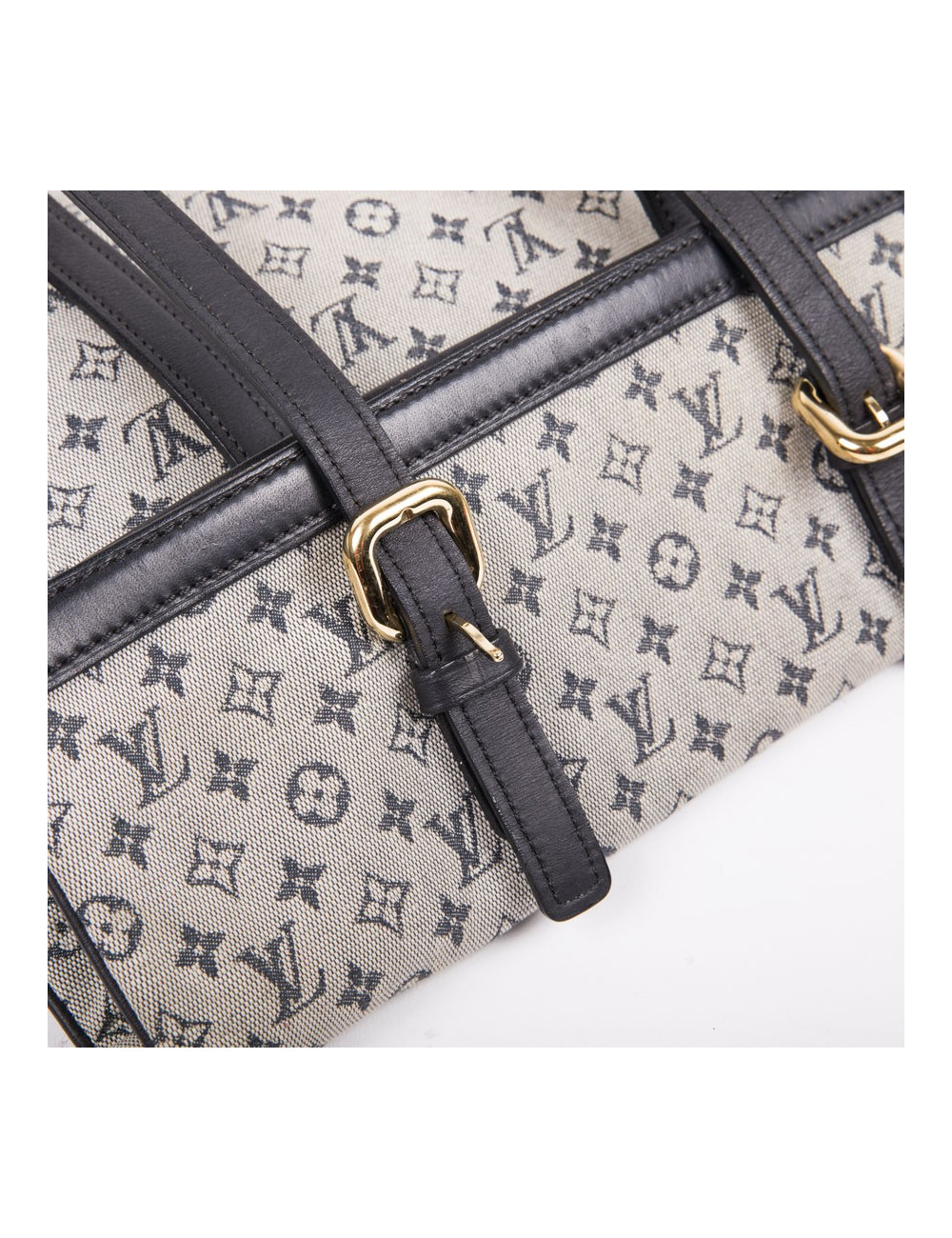 Sac LOUIS VUITTON toile monogram gris et bleu 
