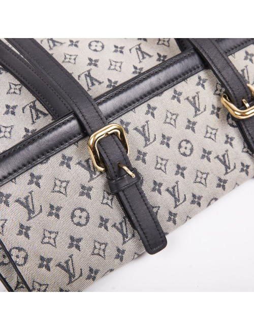 Sac LOUIS VUITTON toile monogram gris et bleu 