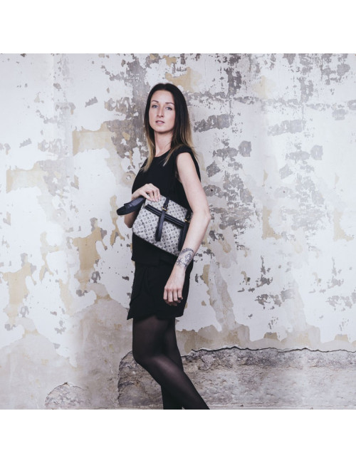 Sac LOUIS VUITTON toile moniogram gris et blanc