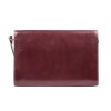  HERMES vintage 'Lydie' pouch bag in red H smooth box calfskin leather